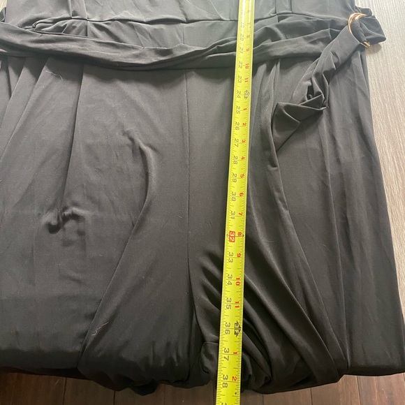 NWT LTS deep v belted jumpsuit - Picture 6 of 8